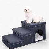 Scala Pieghevole per Cani con Spazio di Archiviazione Uomo