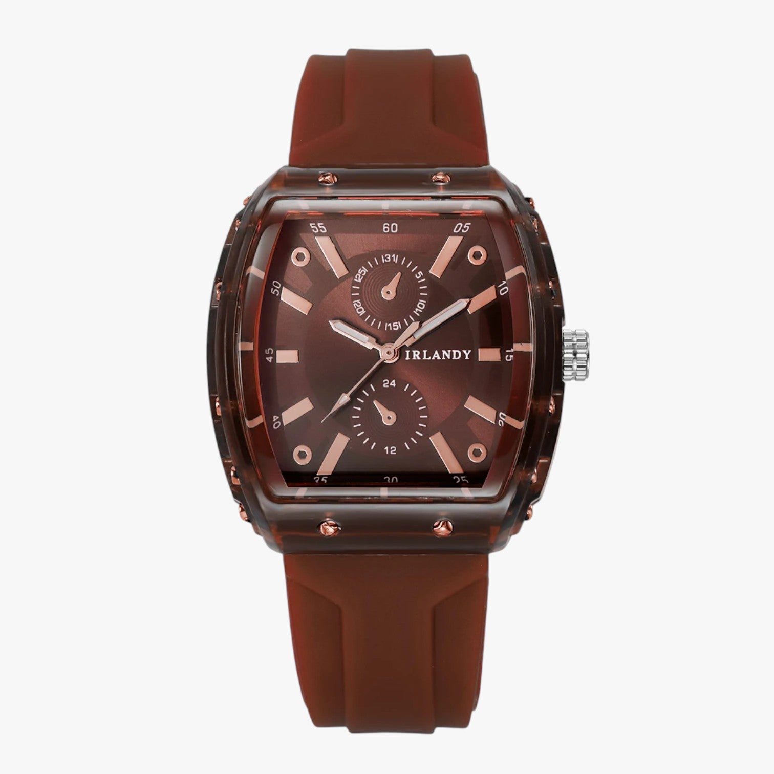 Orologio da polso femminile in silicone casual - Marrone senza scatola - casual female watch femminile ladies watch orologio orologio polso polso silicone watch watch for women watches - Concept Palermo