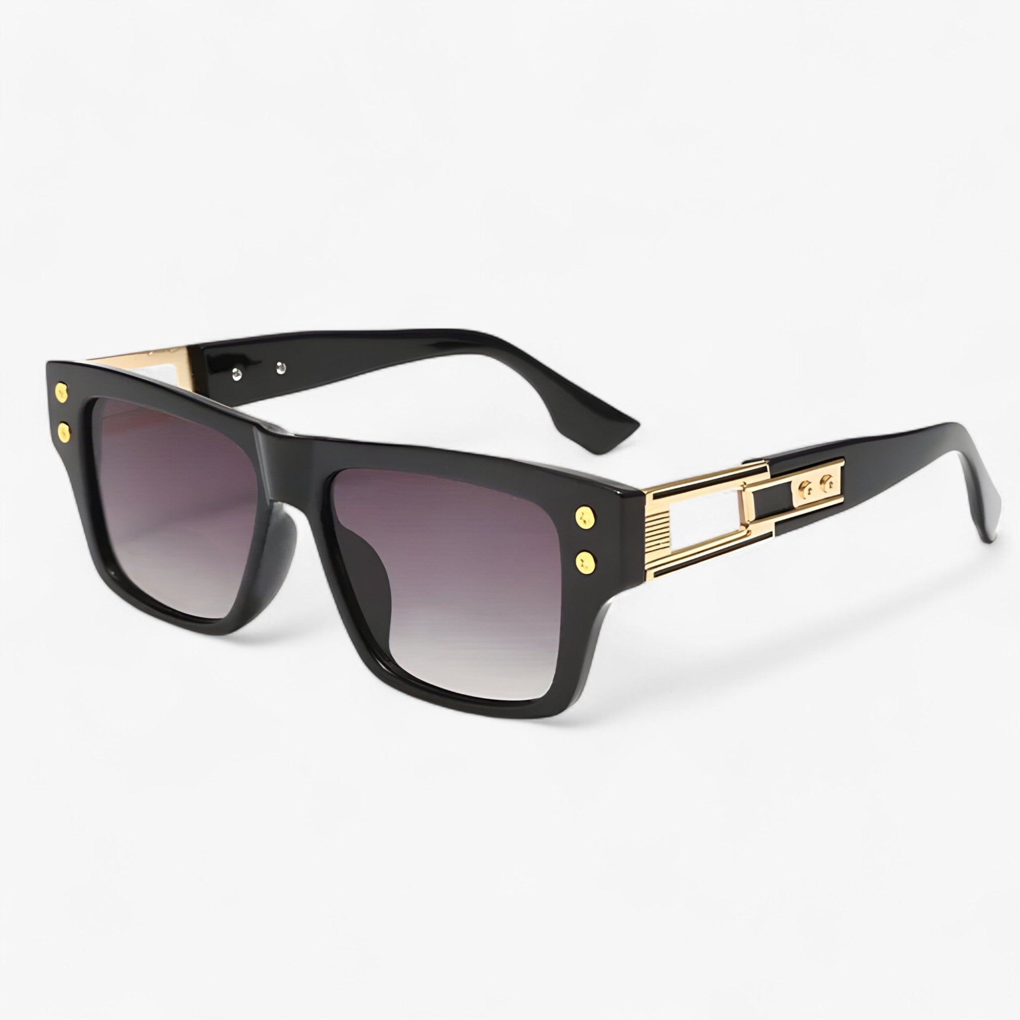 Occhiali da sole vintage unisex squadrati Uomo - Nero Grigio Come immagine - Fashion Sunglasses men sunglasses polarized mens sunglasses occhiali occhiali sole Polarized man sunglasses sole squadrati sunglasses sunglasses polarized men unisex uomo vintage - Concept Palermo