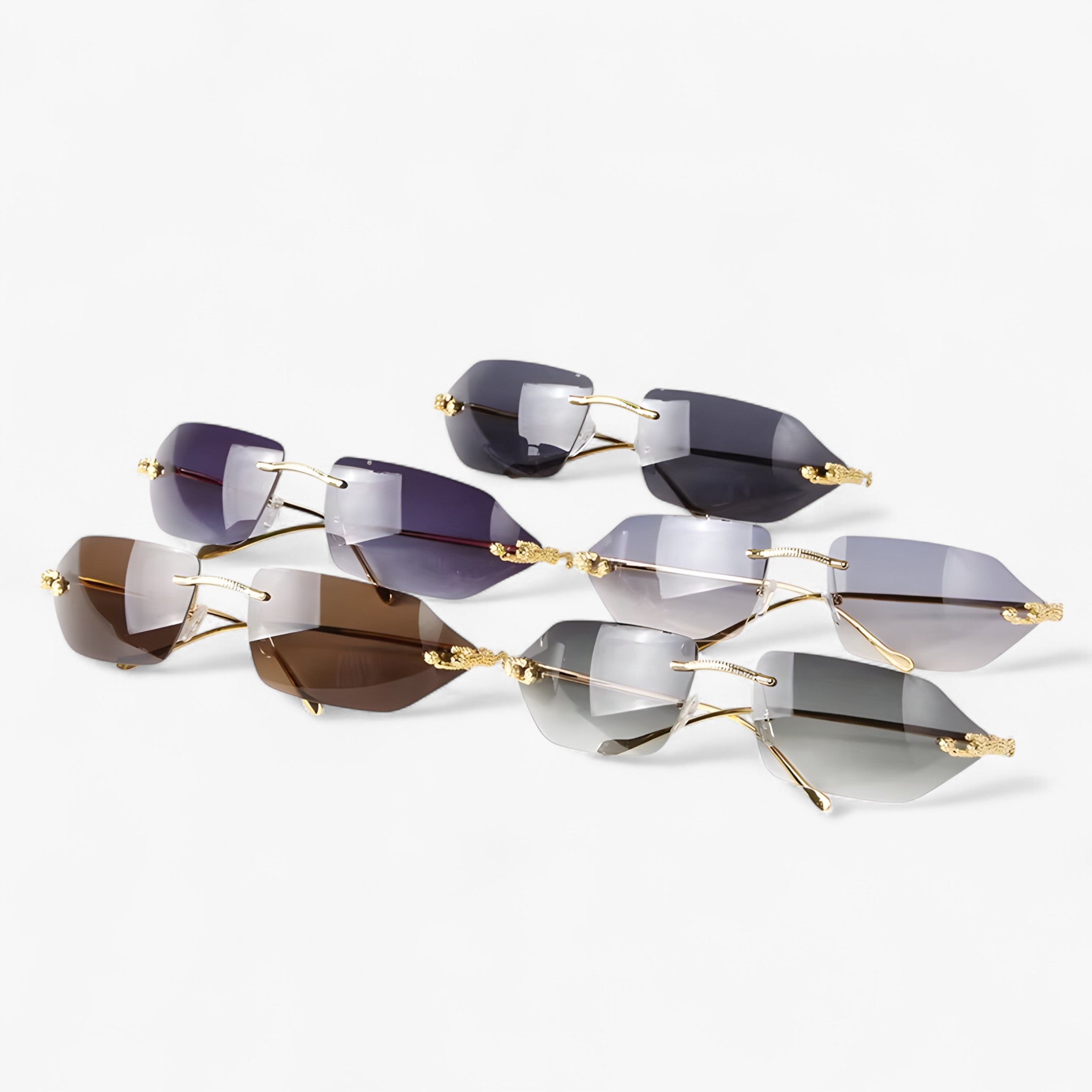 Occhiali da sole retrò leopardati senza montatura Uomo - - Fashion Sunglasses leopardati men sunglasses polarized mens sunglasses montatura occhiali occhiali sole Polarized man sunglasses retr sole sunglasses sunglasses polarized men uomo - Concept Palermo