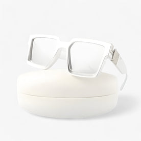 Occhiali da sole quadrati vintage neri da uomo - Bianco Argento no box - Fashion Sunglasses Linen Men men sunglasses polarized mens sunglasses neri occhiali occhiali sole Polarized man sunglasses quadrati sole sunglasses sunglasses polarized men uomo vintage - Concept Palermo