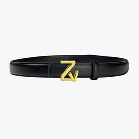Cintura Donna in Ecopelle Nera con Fibbia ZV Elegante e Versatile - nero 110cm - Belts cintura cintura donna donna fibbia Linen waist belt for women Women women belt round women belts Womens belt - Concept Palermo