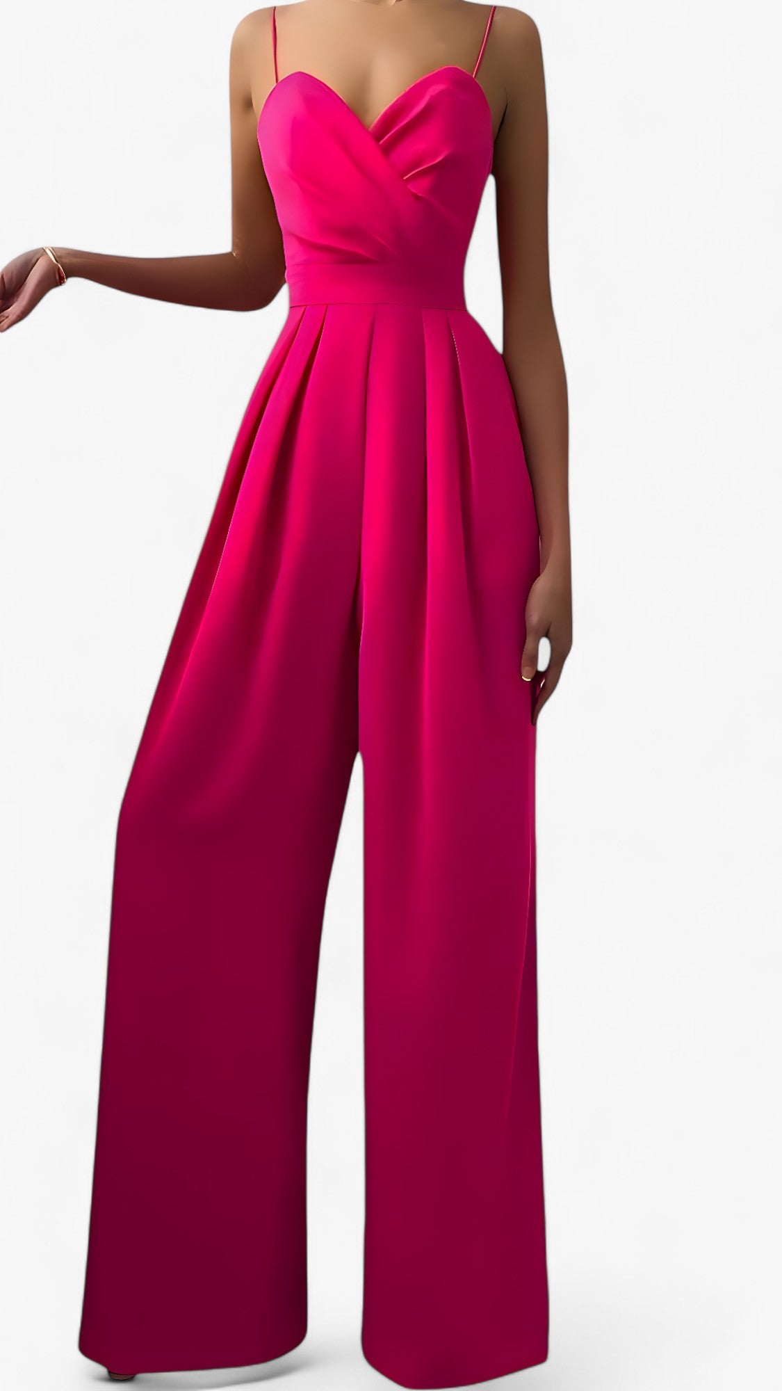 Tuta Elegante Donna con Spalline Sottili e Pantaloni a Palazzo Morbidi - - 12/28/2024 one-pieces palazzo pantaloni sottili spalline Summer/Jumpsuit tuta tuta spalline - Concept Palermo