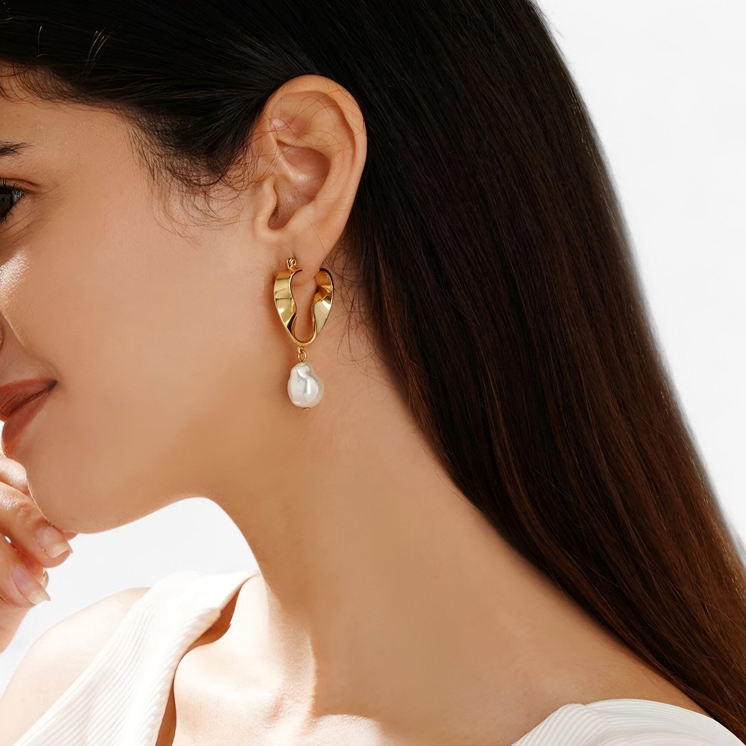 Orecchini a perno Torque - Sostenibili e Stilosi in Oro 18k Placcato Uomo - - Accessories Jewelry EARRINGS jewelry orecchini orecchini perno perno placcato sostenibili stilosi torque - Concept Palermo