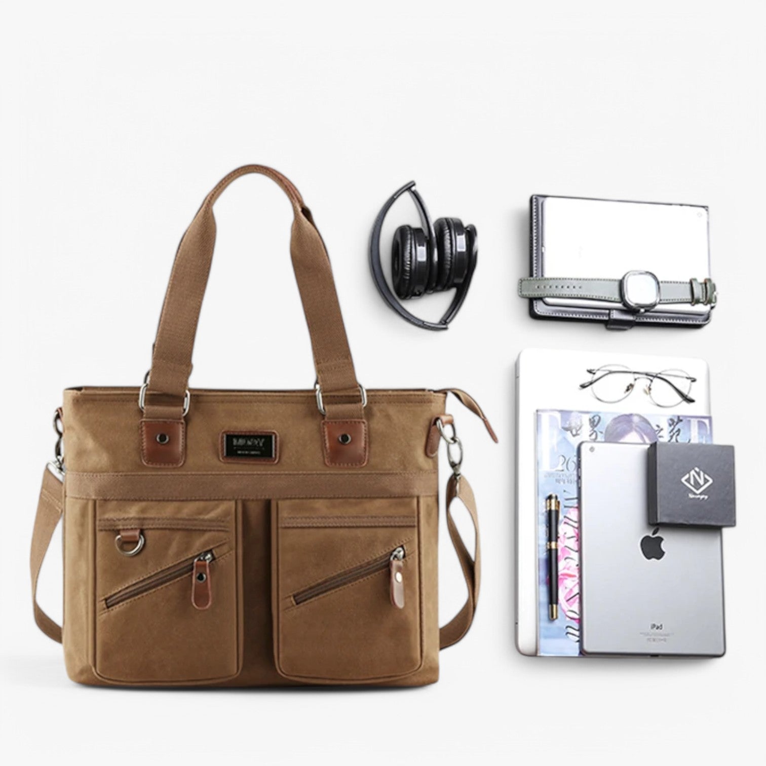 Borsa a spalla in tela vintage - - Bags borsa borsa spalla handbags mens bag spalla tela vintage - Concept Palermo