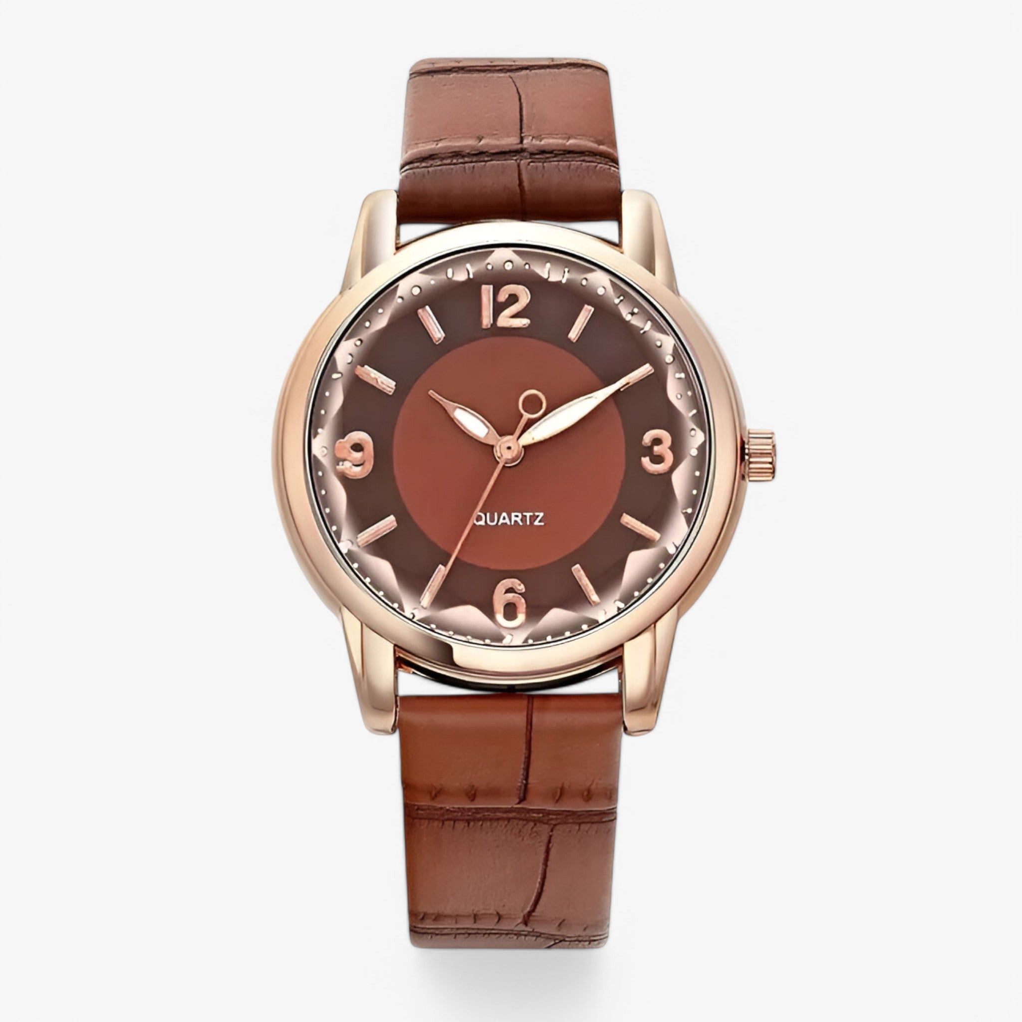 Orologio da donna di lusso al quarzo con design - Marrone - accessoires design donna horloges orologio orologio donna quarzo watches - Concept Palermo
