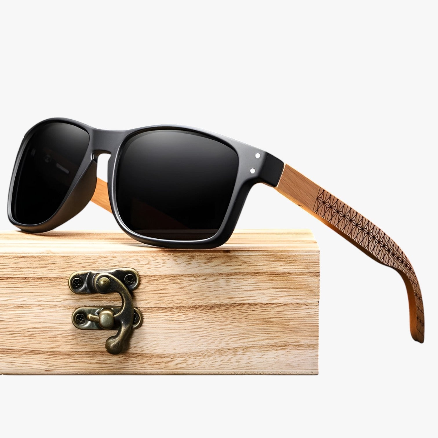 Midnite Star Occhiali da sole in legno – Protezione UV per uomini - - legno mens sunglasses midnite midnite star occhiali protezione sole star sunglasses - Concept Palermo