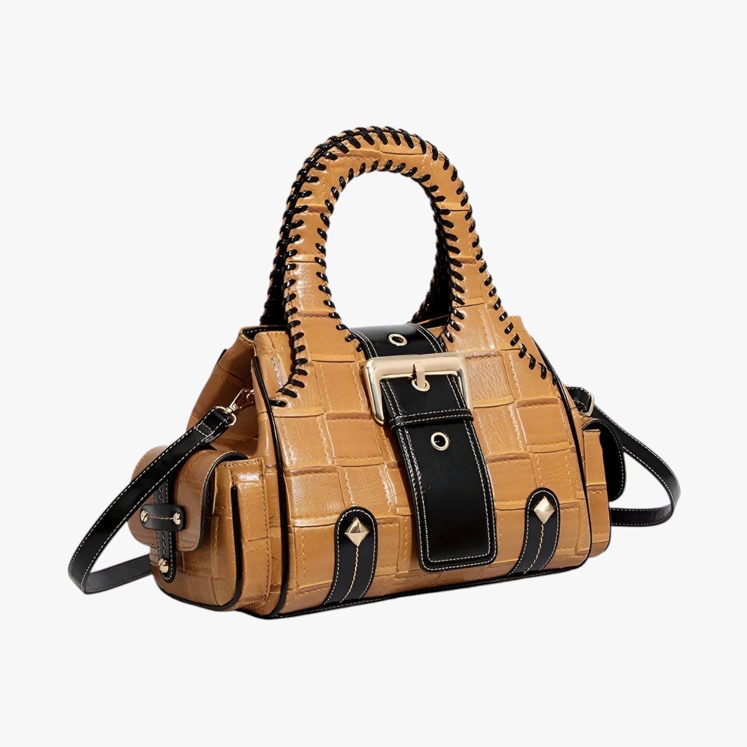 Borsa a tracolla in pelle intrecciata Solana Luxe con ampia capacità Lana Donna - - ampia bags borsa borsa tracolla capacità donna intrecciata lana Shoulder Bags Women's shoulder bag womens bag - Concept Palermo