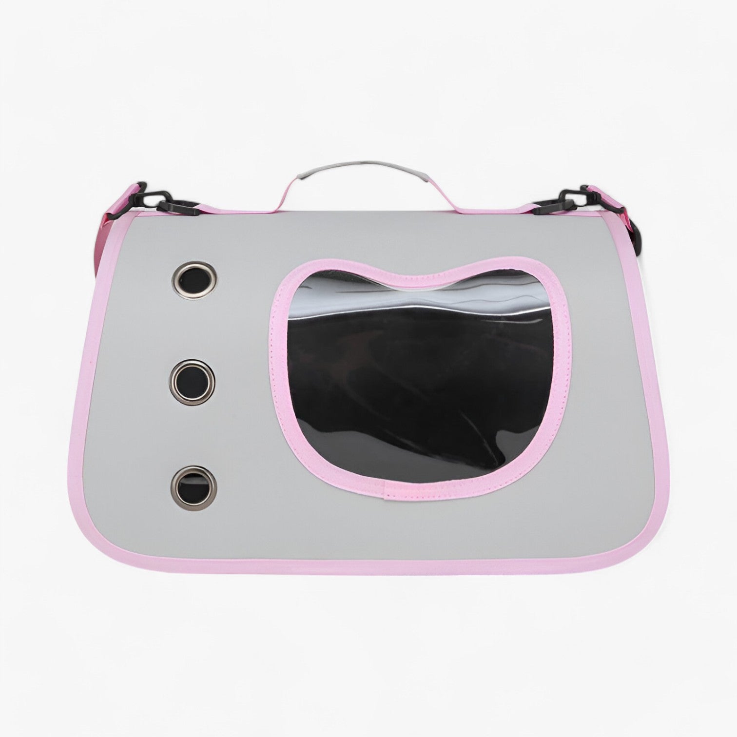 Borsa per gatti trasparente e traspirante per viaggi Lino Uomo - Volto di gatto rosa come mostrare - borsa borsa gatti gatti lino pets & supplies trasparente traspirante uomo - Concept Palermo