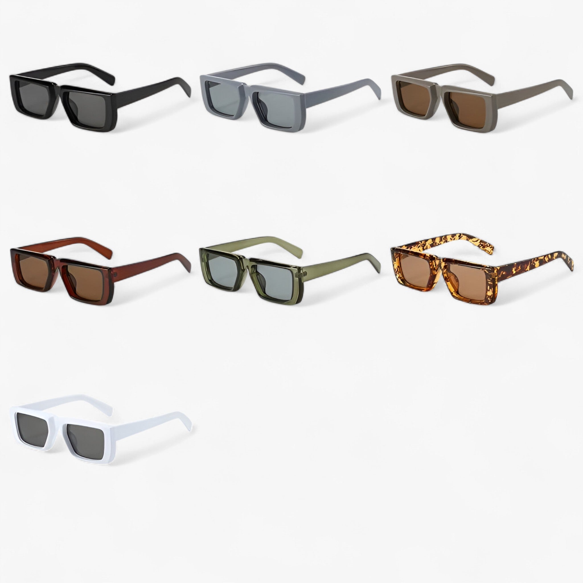 Occhiali da sole Y2K firmati con montatura squadrata unisex Uomo - - Fashion Sunglasses firmati men sunglasses polarized mens sunglasses montatura occhiali occhiali sole Polarized man sunglasses polarized sunglasses women sole squadrata sun glasses Sunglasses sunglasses polarized men unisex - Concept Palermo