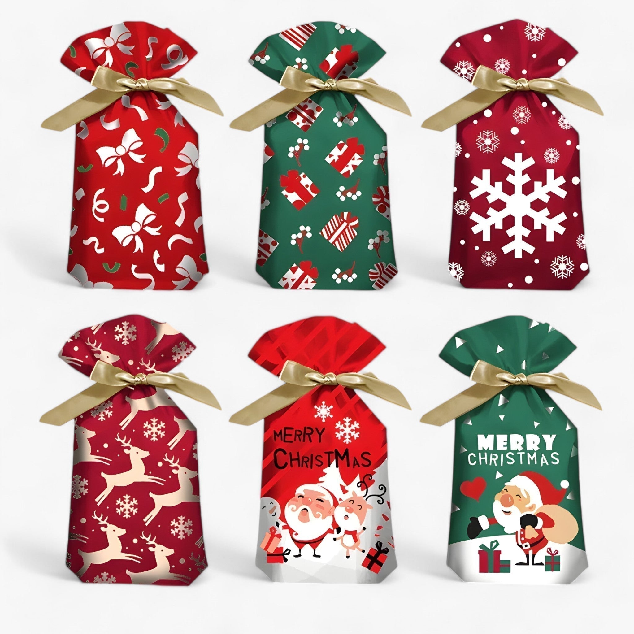Sacchetto di Caramelle Natalizie Donna - - accessori festivi Babbo Natale caramelle caramelle e dolci carta da regalo e accessori confezione natalizia decorazioni natalizie design festivo donna feste e celebrazioni materiali riutilizzabili natalizie regali di Natale sacchetto sacchetto caramelle sacchetto di caramelle - Concept Palermo
