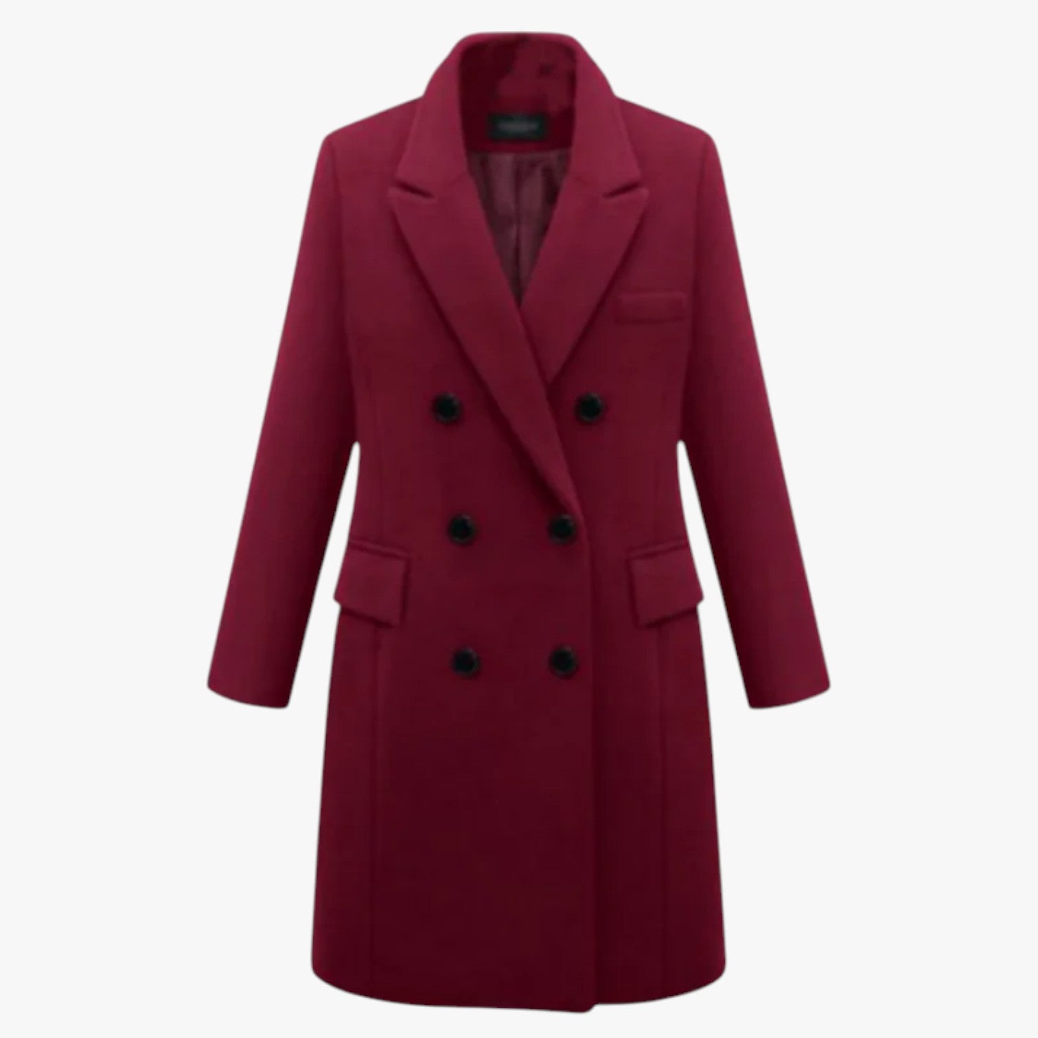 Giacca in lana da donna: calda, morbida e per l'ufficio - Rosso vino - calda coats coats for women donna female coat giacca giacca lana Jackets & Coats lana morbida ufficio women's coats & jackets - Concept Palermo