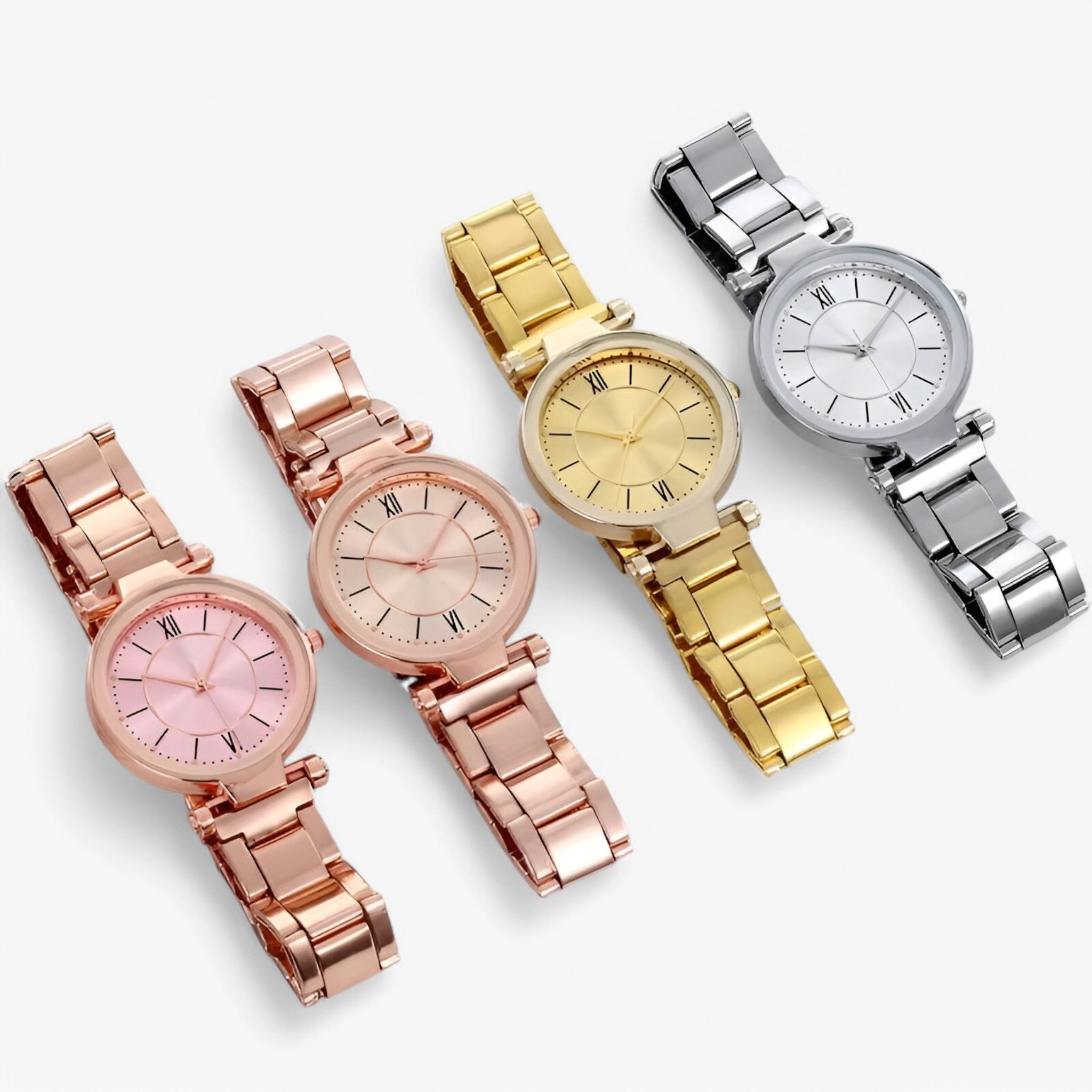Orologio classico in acciaio rosa - - acciaio female watch orologio orologio acciaio watch for women watches - Concept Palermo