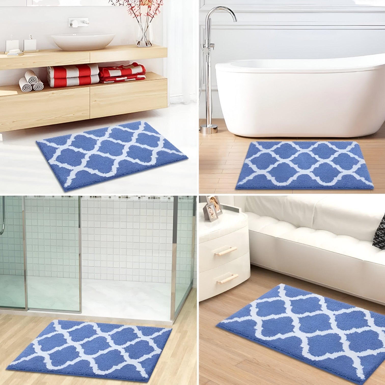Tappetino da bagno di lusso – Morbido, assorbente e confortevole con antiscivolo Uomo - - antiscivolo assorbente bagno bathroom confortevole home & garden tappetino tappetino bagno uomo - Concept Palermo