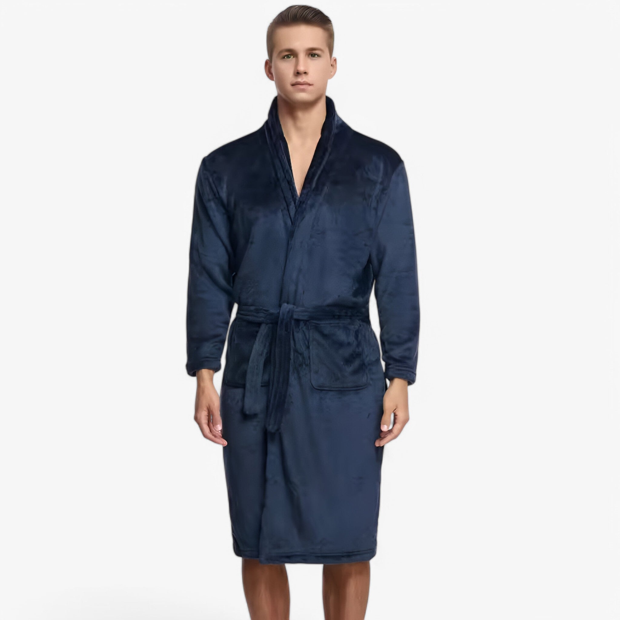 Morbido Pigiamino in Flanella con Tasche Uomo - Blu Marino Una Taglia Cina - flanella jonas | morbido pigiamino in flanella con tasche- € pigiamino pigiamino flanella tasche uomo - Concept Palermo