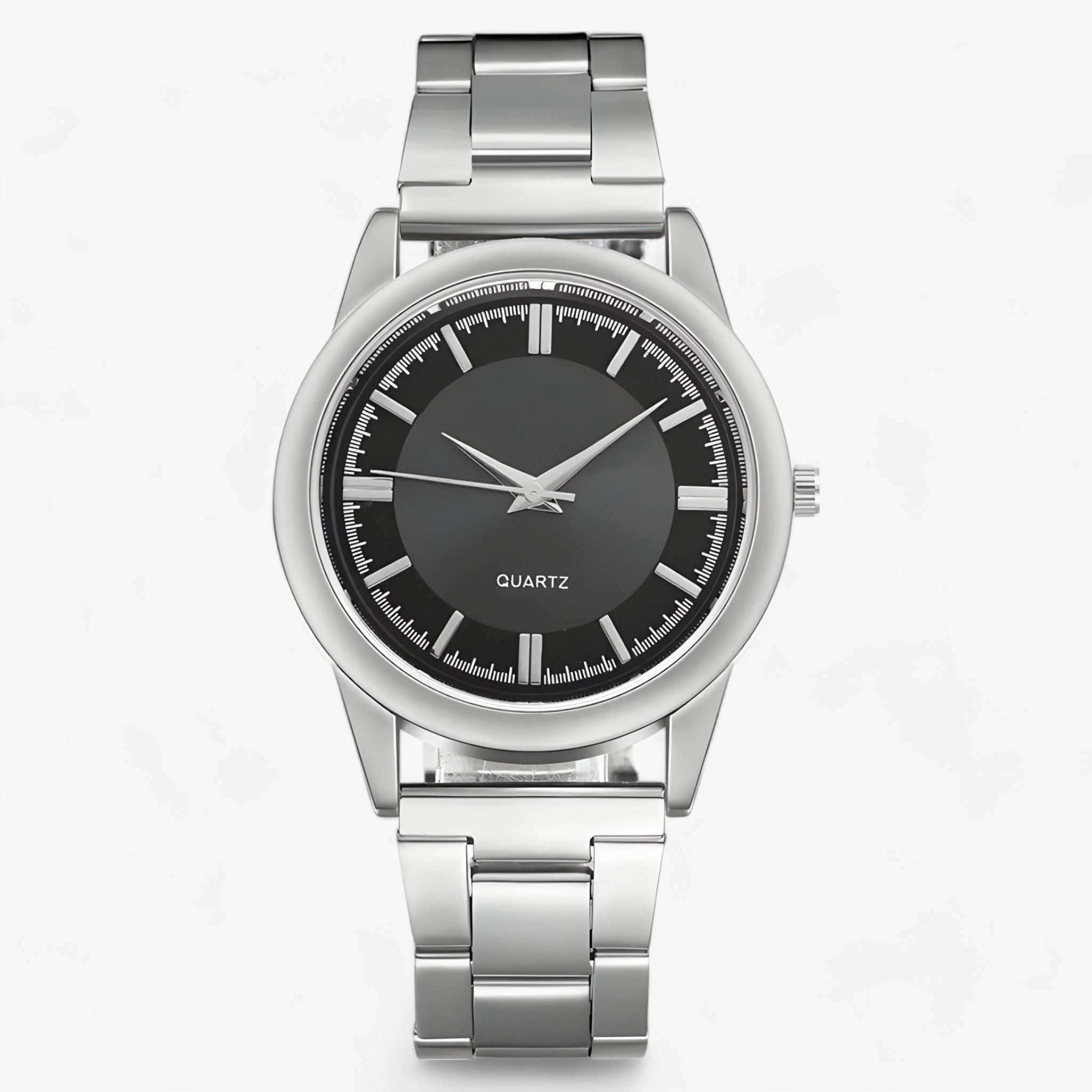 Quarzo Classico - Senza Tempo & Versatile Uomo - Argento Nero - accessoires horloges quarzo tempo uomo versatile watches - Concept Palermo