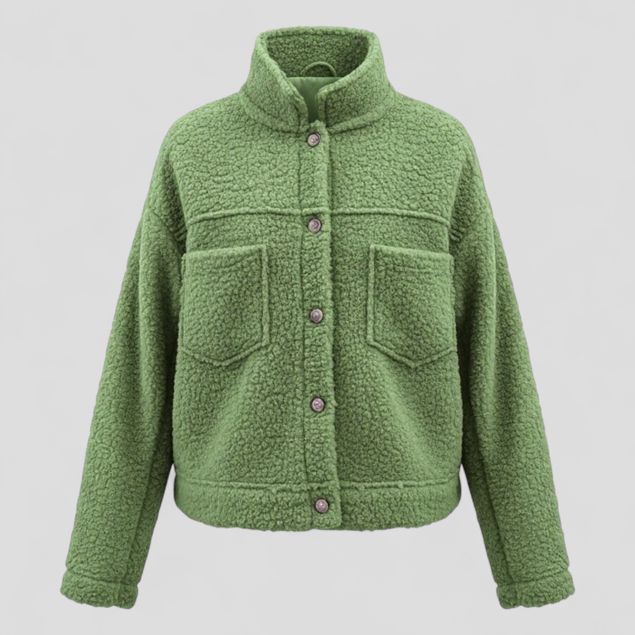 Breve e dolce Lana Donna - Verde - breve breve dolce dolce donna Jackets ladies_jackets_cardigan lana Women jackets women's coats & jackets - Concept Palermo