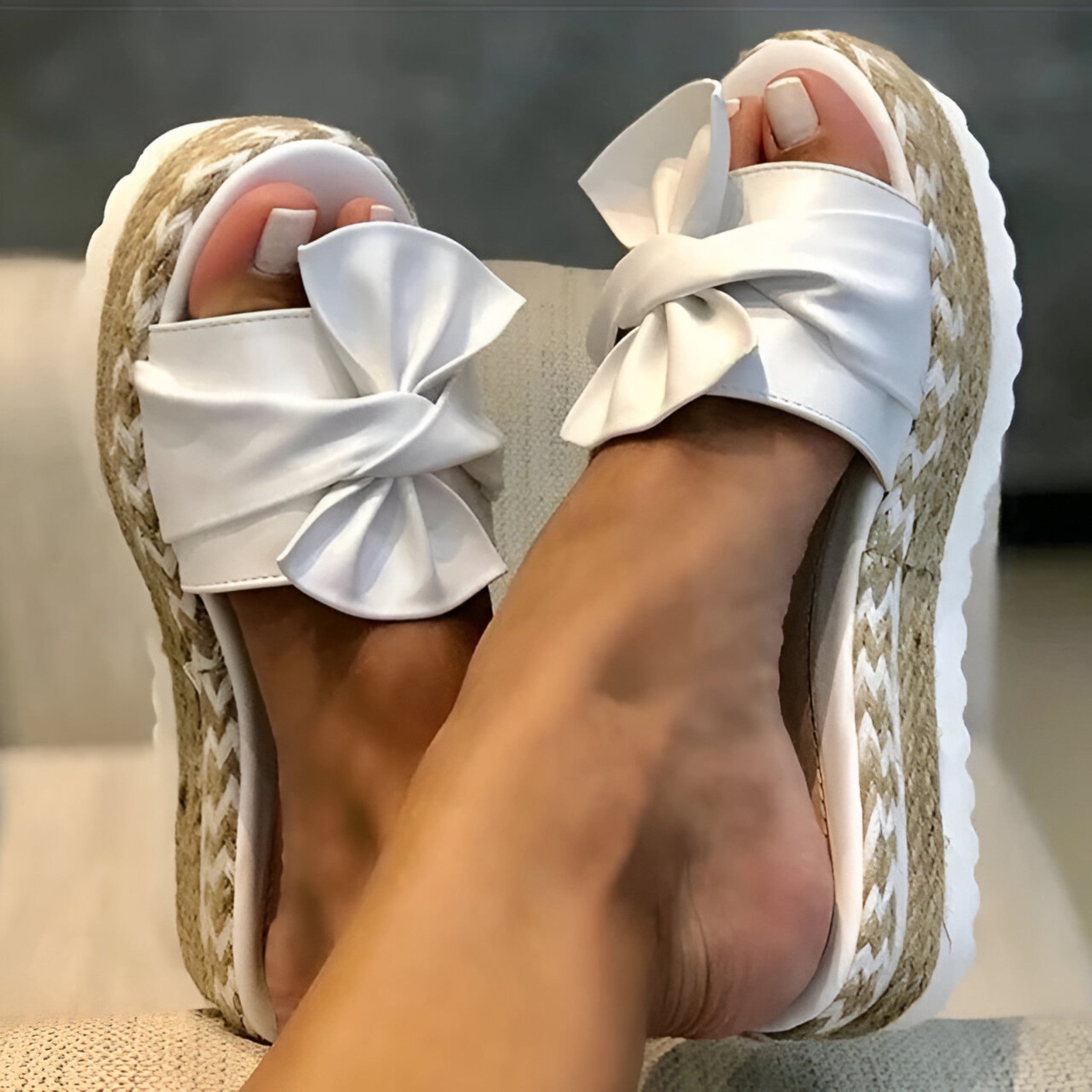 Sandali Rosa Pastello da Donna - Bianco - comfy sandals donna fashion sandals must-have sandals pastello sandali sandali pastello sandals - Concept Palermo