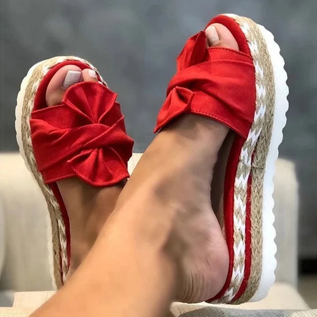 Sandali Rosa Pastello da Donna - Rosso - comfy sandals donna fashion sandals must-have sandals pastello sandali sandali pastello sandals - Concept Palermo