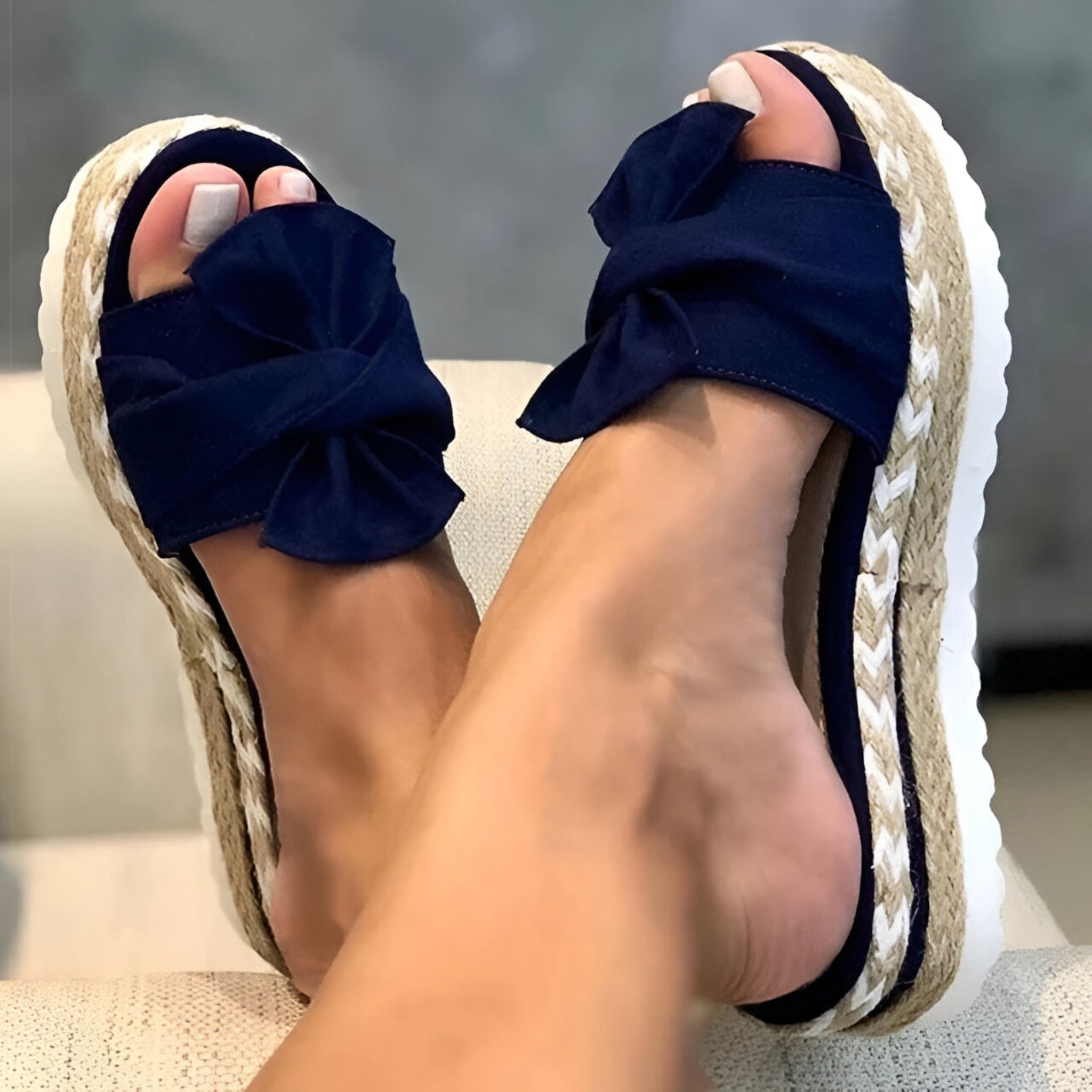 Sandali Rosa Pastello da Donna - Blu - comfy sandals donna fashion sandals must-have sandals pastello sandali sandali pastello sandals - Concept Palermo