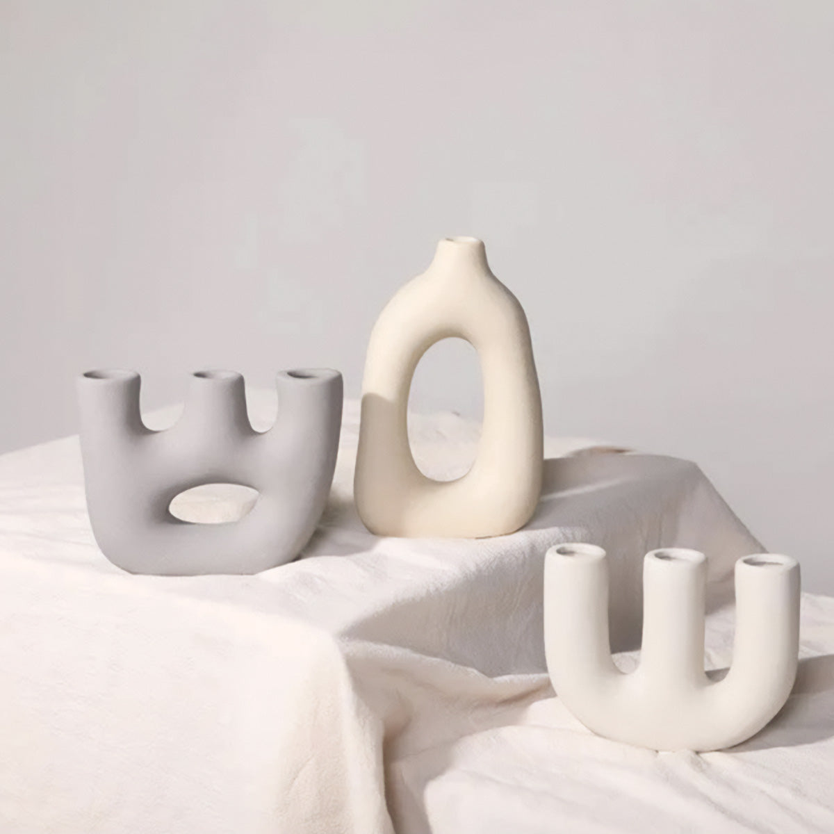 Vasi in ceramica opaca sofisticati Decorazioni da tavolo senza tempo e stilose - - ceramica Decor decorazioni Flowerpots home & garden opaca sofisticati stilose tavolo tempo Vases - Concept Palermo