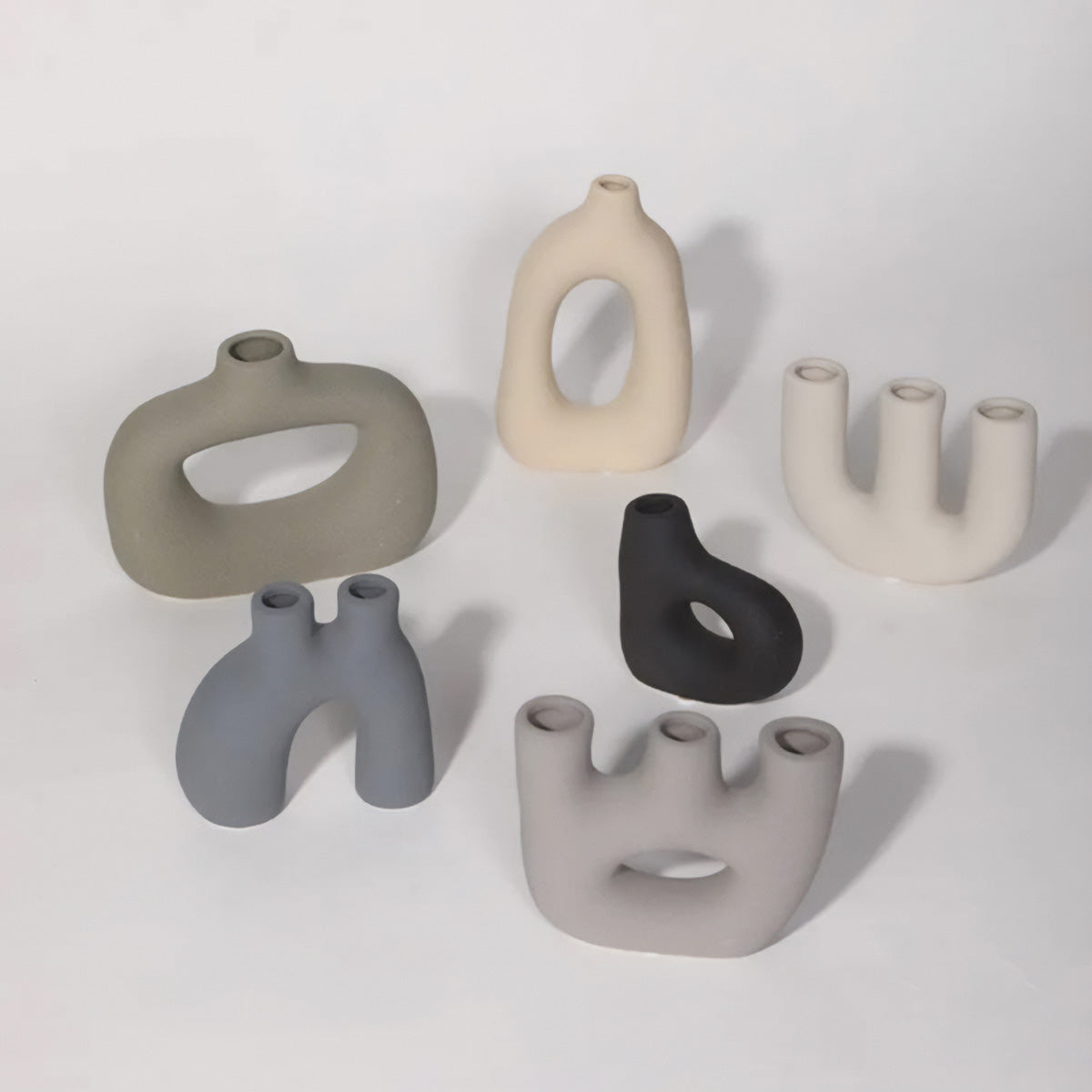Vasi in ceramica opaca sofisticati Decorazioni da tavolo senza tempo e stilose - - ceramica Decor decorazioni Flowerpots home & garden opaca sofisticati stilose tavolo tempo Vases - Concept Palermo