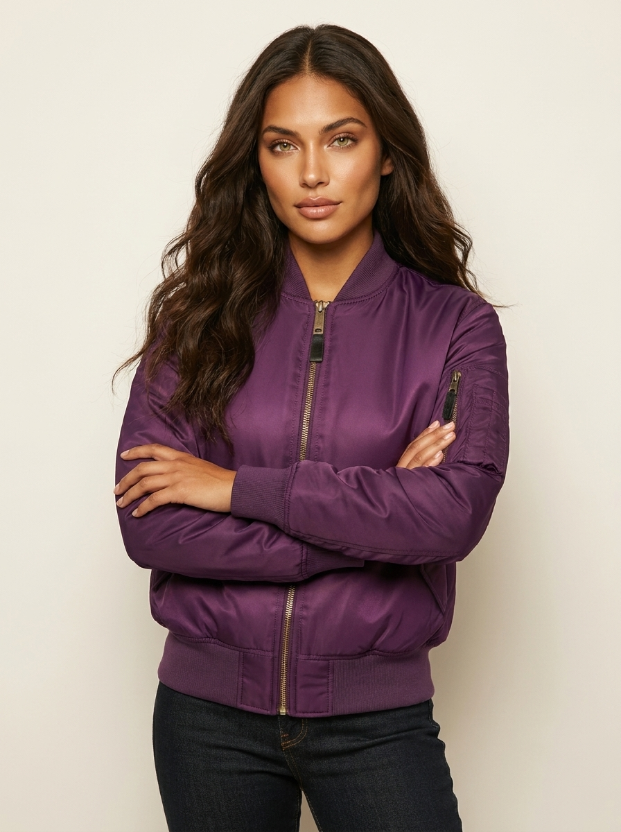 Klassiek bomberjack met utility details - Julia