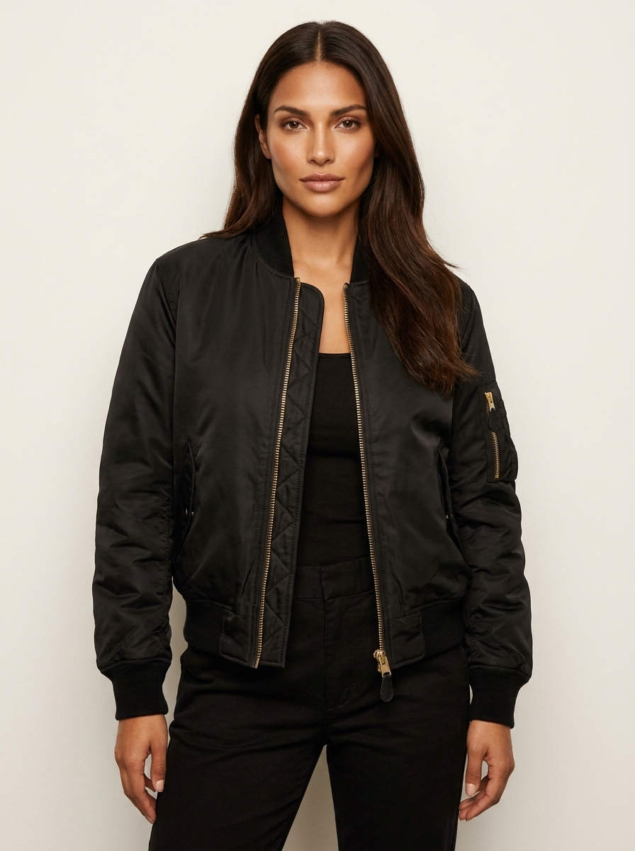 Klassiek bomberjack met utility details - Julia
