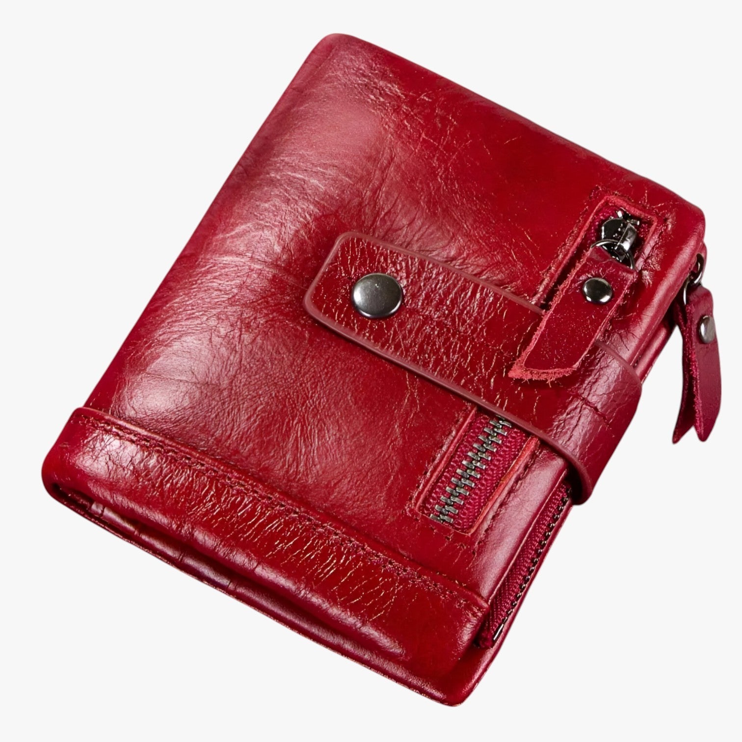Portafoglio Donna in Vera Pelle Lusso, Compatto e Pratico - Elegante e Funzionale - - compatto donna pelle portafoletta portafoletta donna pratico wallet wallets womens wallet - Concept Palermo