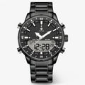 Reloj militar de lujo en acero