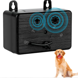 Dispositivo Anti Abbaio Ultrasuoni Ricaricabile per Cani - Sicuro, Impermeabile, Portatile - M Nero - abbaio anti dispositivo dispositivo anti impermeabili Linen pet petproduct Pets pets & supplies sicuri ultrasuoni Unisex - Concept Palermo