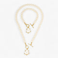 Set de joyas irregulares con perlas - llamativo