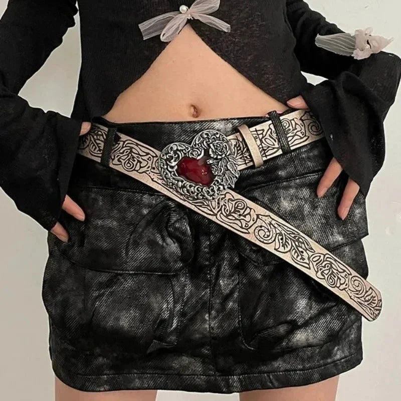 Cool, alla moda e per jeans Rosso - - alla belts cool cool alla jeans moda waist belt for women Womens belt - Concept Palermo