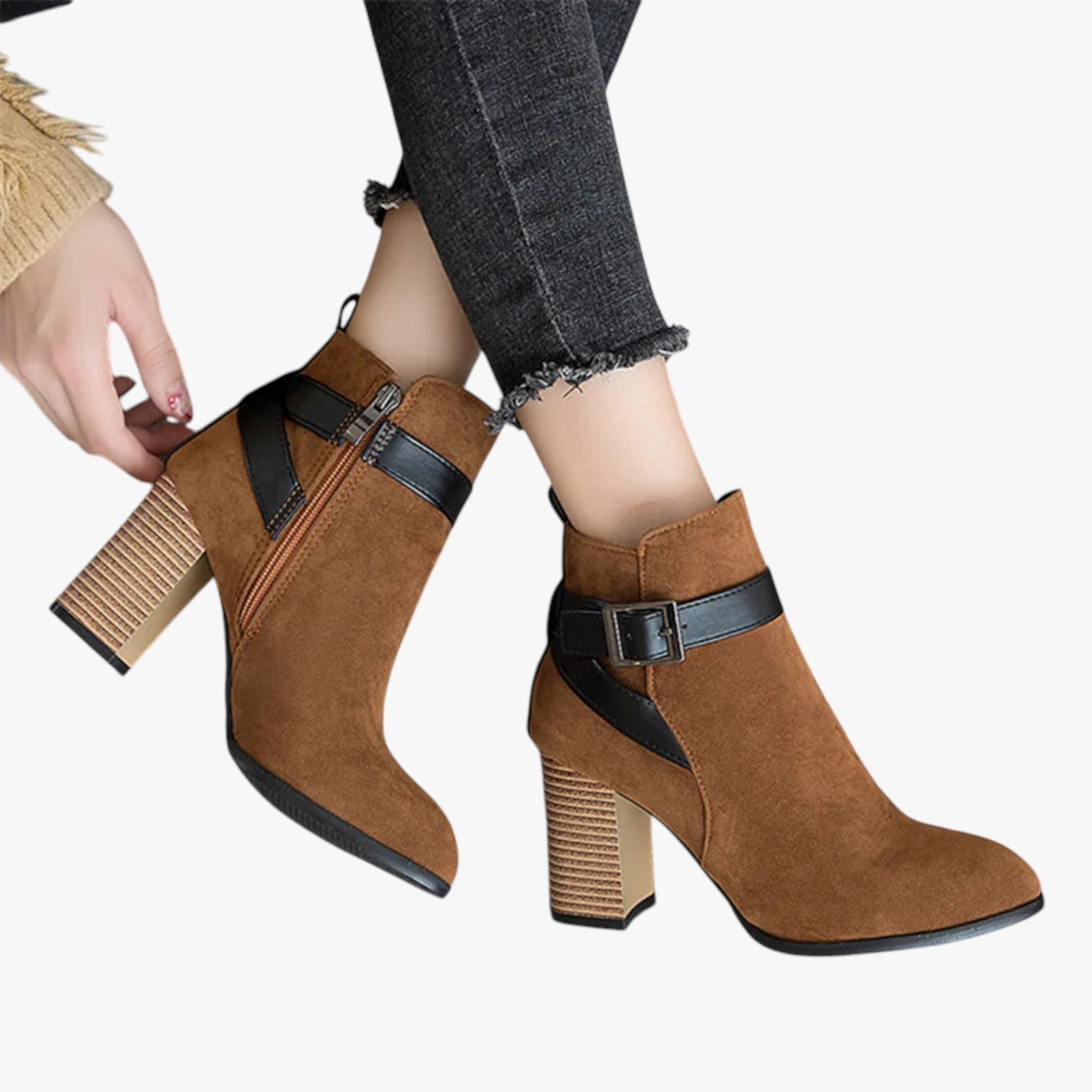 Stivali alti da donna con fibbia – Eleganza e comodità per l'autunno/inverno - - alti autunno BOOTS Boots & Shoes comodità donna eleganza fibbia inverno shoes womens boots - Concept Palermo