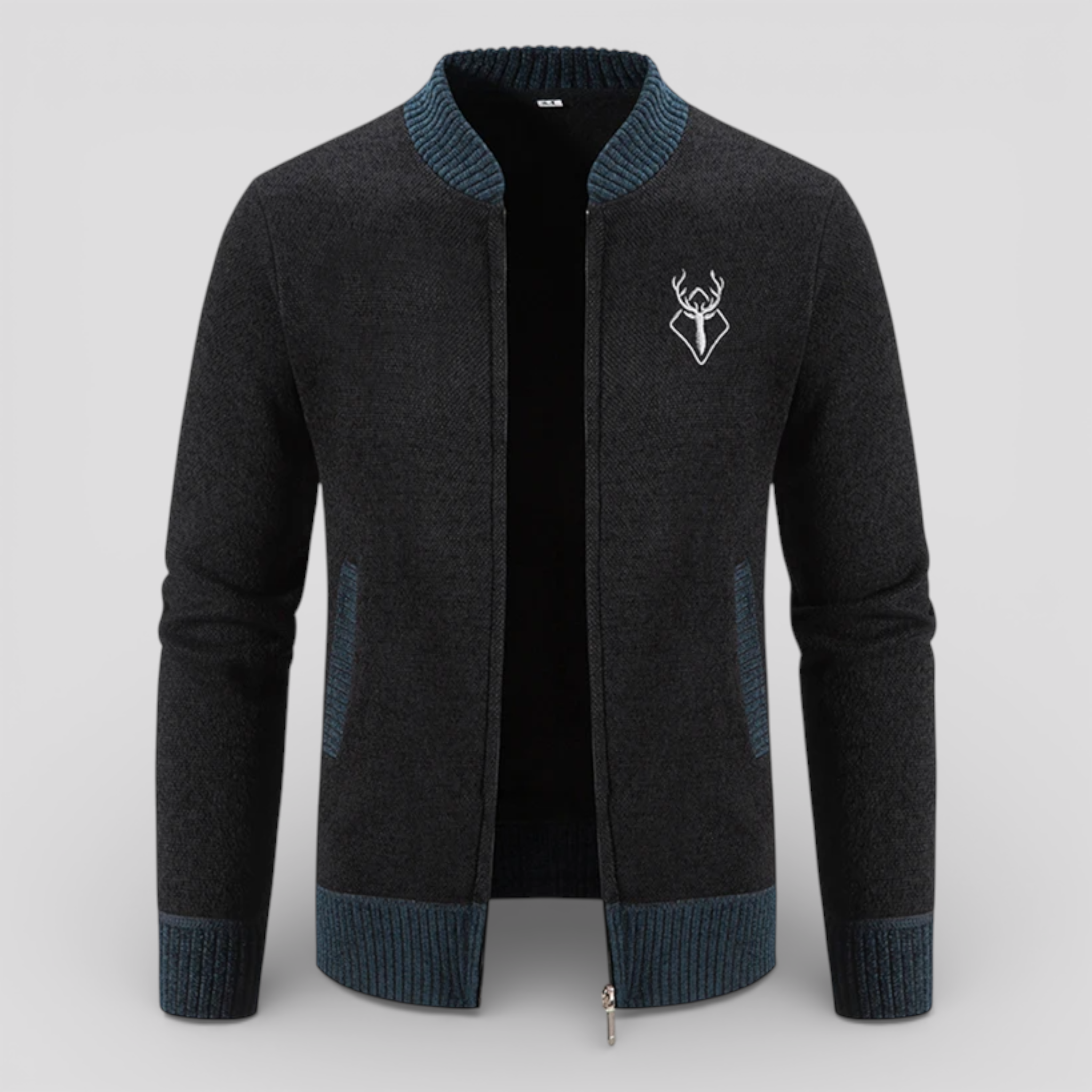 Cardigan Zippato Uomo 100% Lana Merino - Caldo, Morbido e Confortevole - - cardigan cardigan avec poches cardigan zippé cardigan élégant cardigans pour hommes chaud et pratique cross-from-marche-lino-15840255050077 homme mode masculine New-google outerwear moderne pratique style polyvalent vêtement homme vêtement léger zippé - Concept Palermo