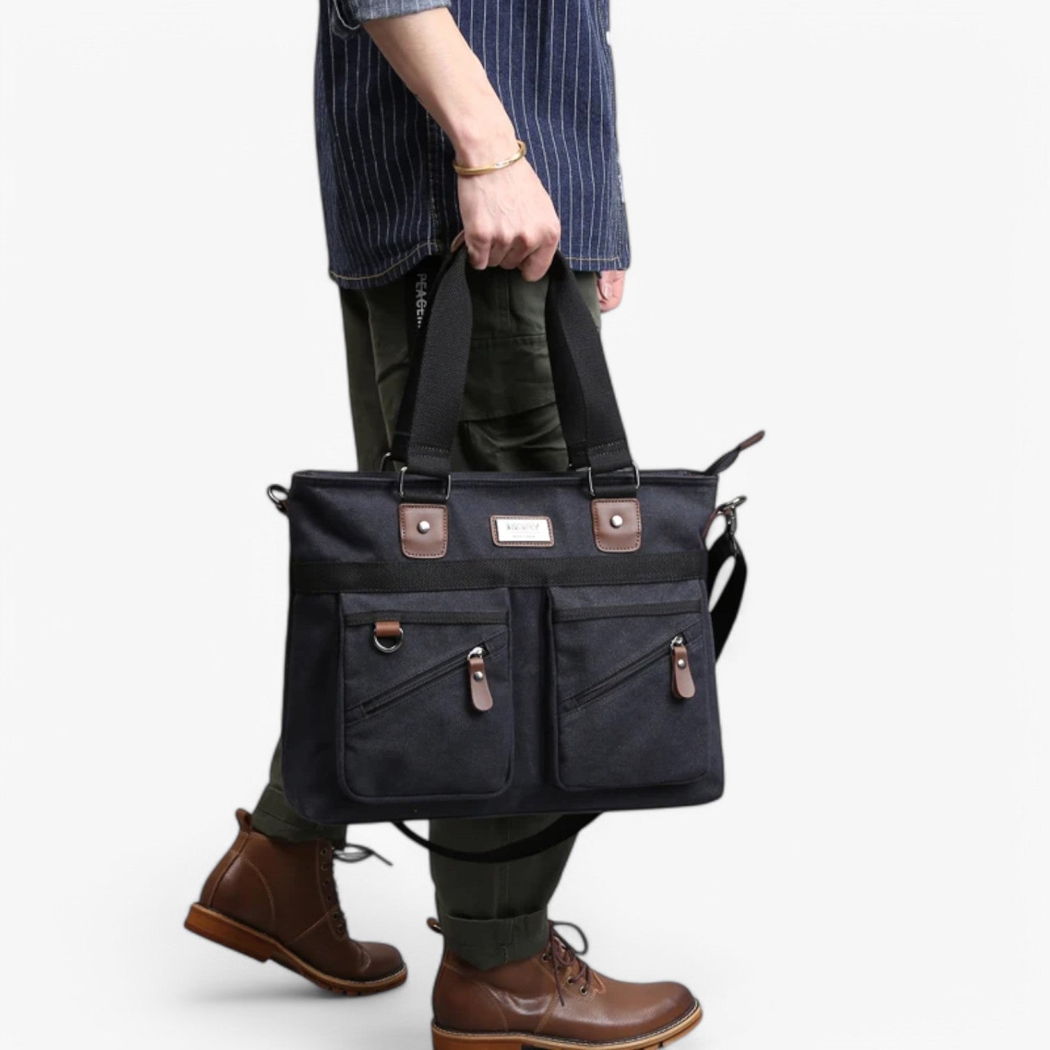Borsa a spalla in tela vintage - - Bags borsa borsa spalla handbags mens bag spalla tela vintage - Concept Palermo