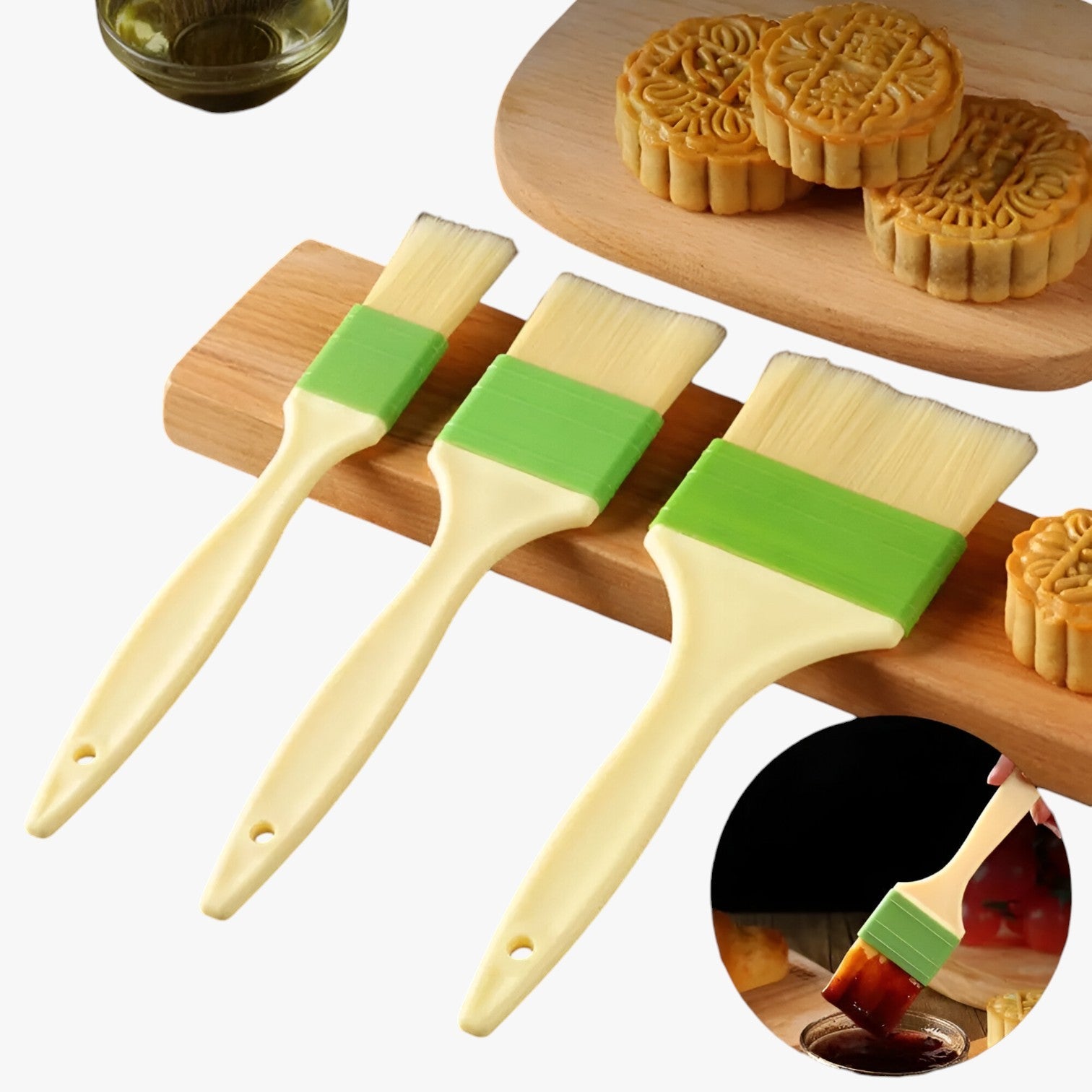 3 pezzi spazzole BBQ resistenti al calore durevoli e sicure per alimenti - - alimenti calore durevoli Kitchen kitchen & dining kitchen accessory kitchen tools pezzi pezzi spazzole resistenti sicure - Concept Palermo