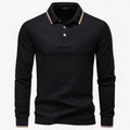 Polo para hombre con cuello de algodón