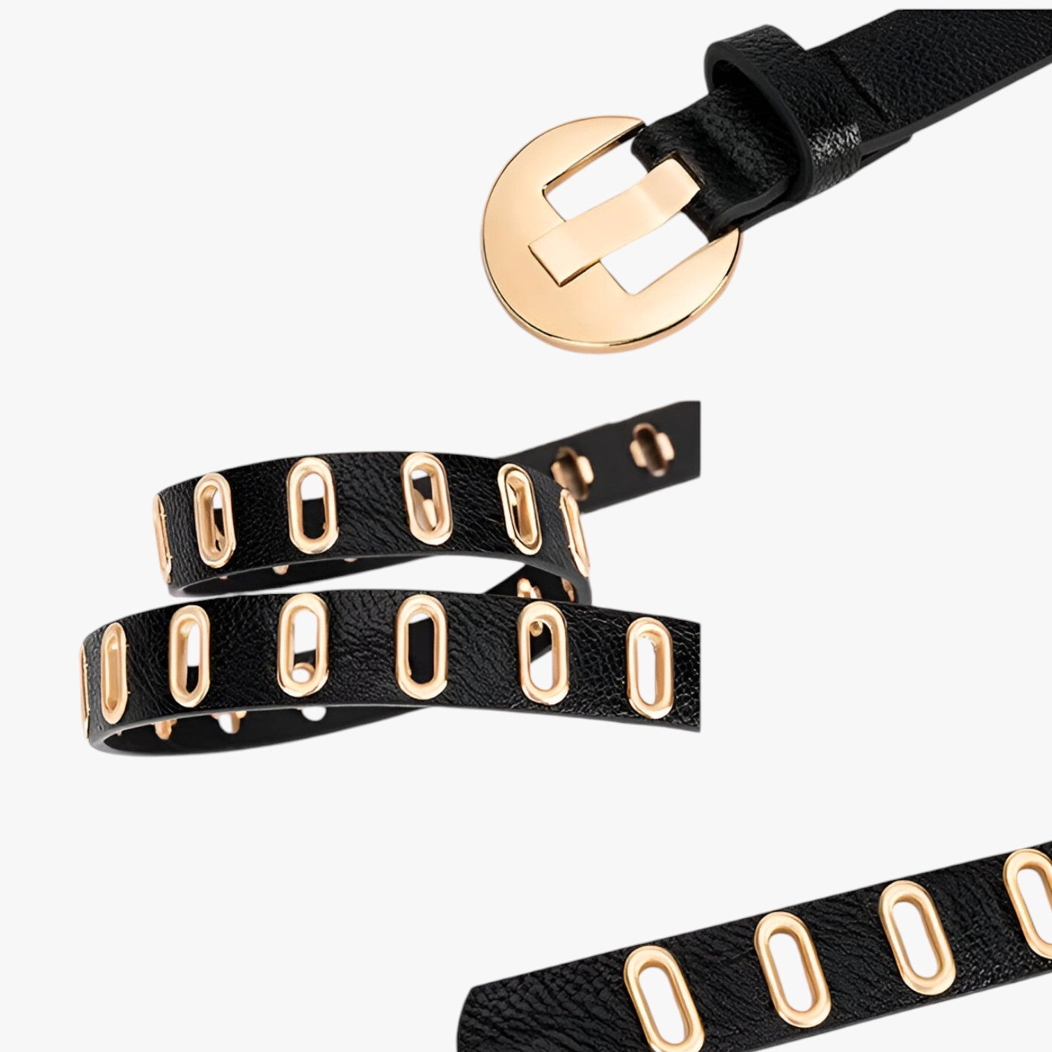 Cintura Grunge Donna Regolabile Stile Punk con Fibbia in Lega - - Belts belts for woman cintura cintura grunge donna fibbia grunge lega punk regolabile waist belt for women Womens belt - Concept Palermo
