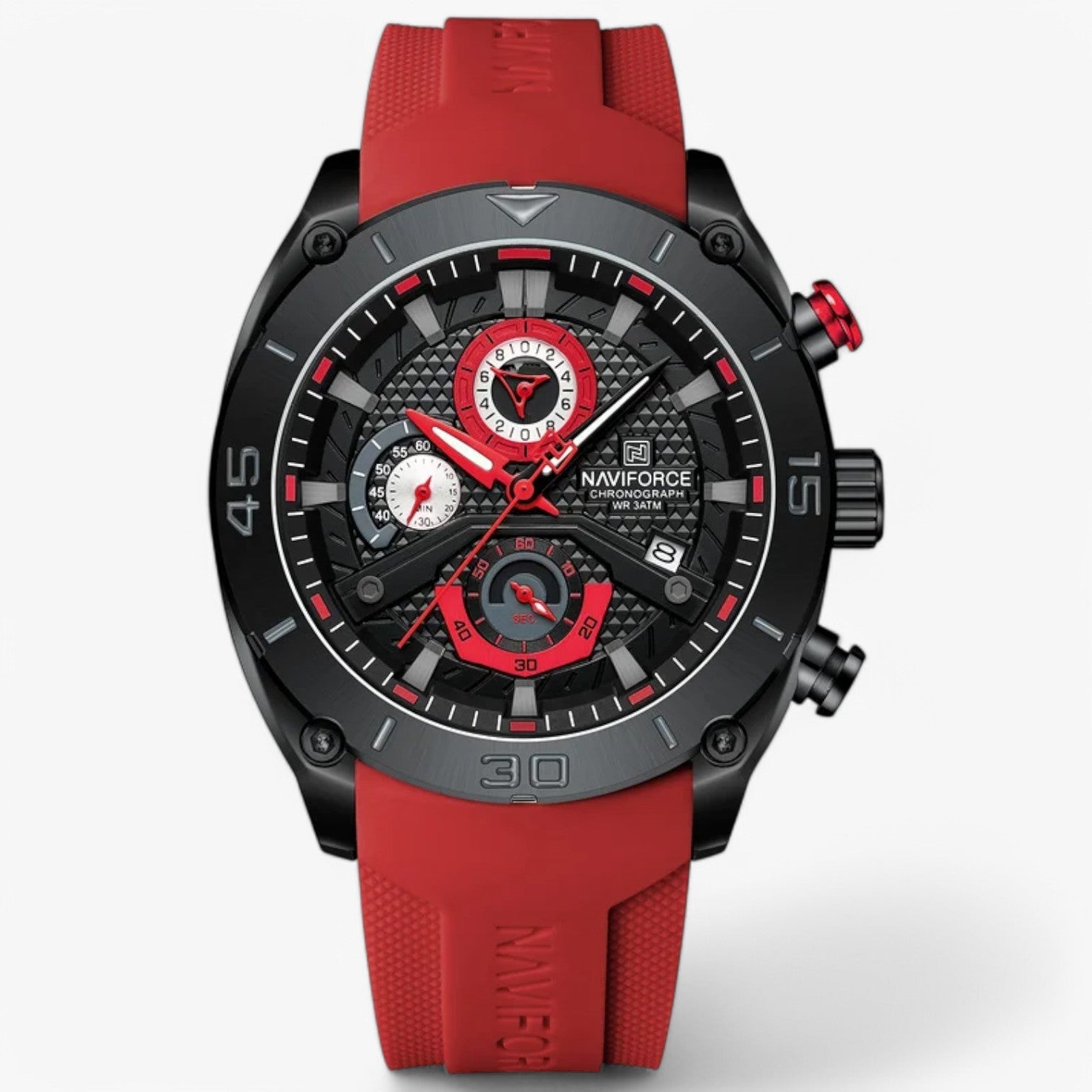 Orologio sportivo impermeabile per ogni avventuriero Uomo - Rosso - avventuriero impermeabile mens accessory ogni orologio orologio sportivo sportivo uomo watch watch for men watches - Concept Palermo