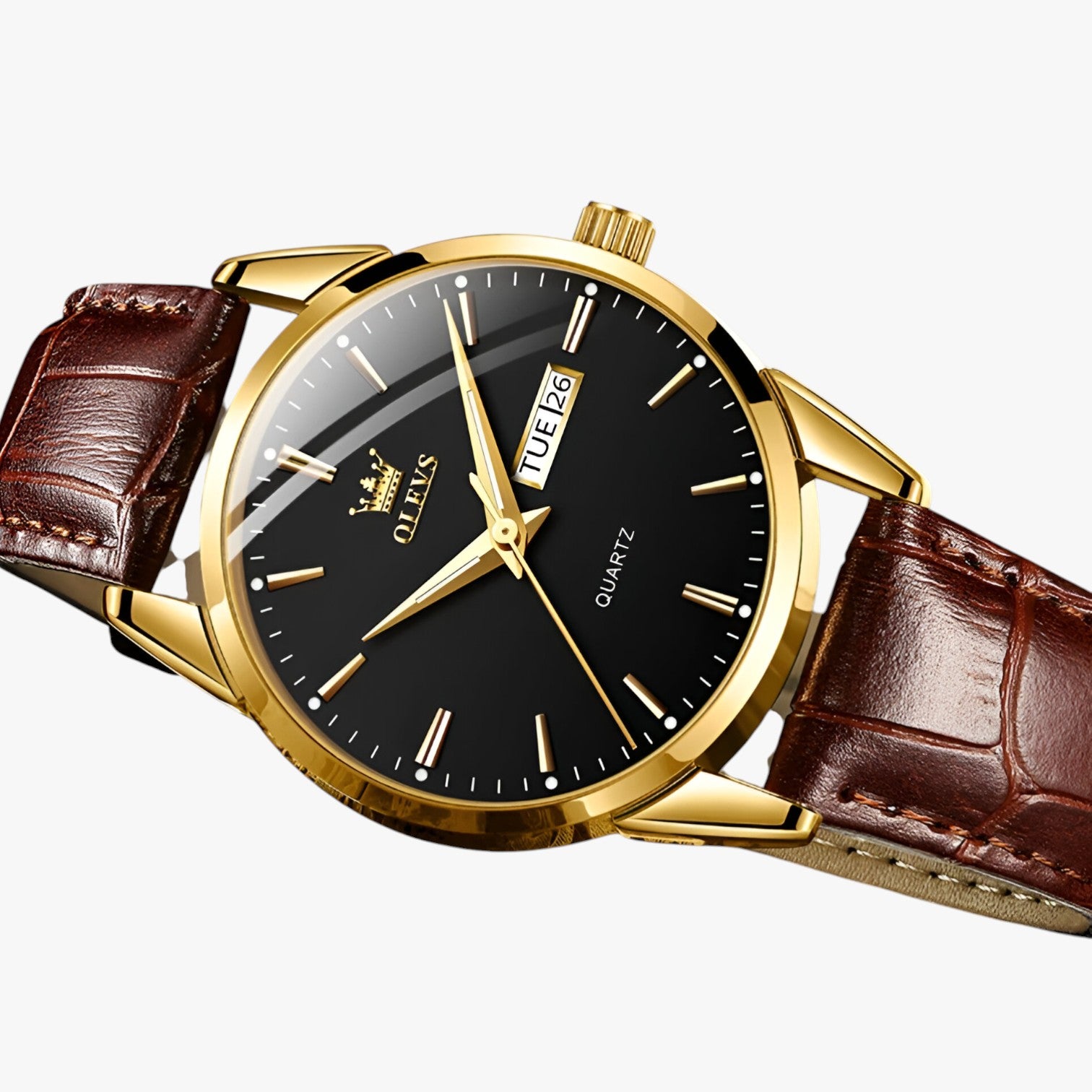 Orologio Classico da Uomo in Vera Pelle, Impermeabile, Elegante - - impermeabile orologio orologio pelle pelle uomo watch watch for men watches WATCHES FOR MEN - Concept Palermo