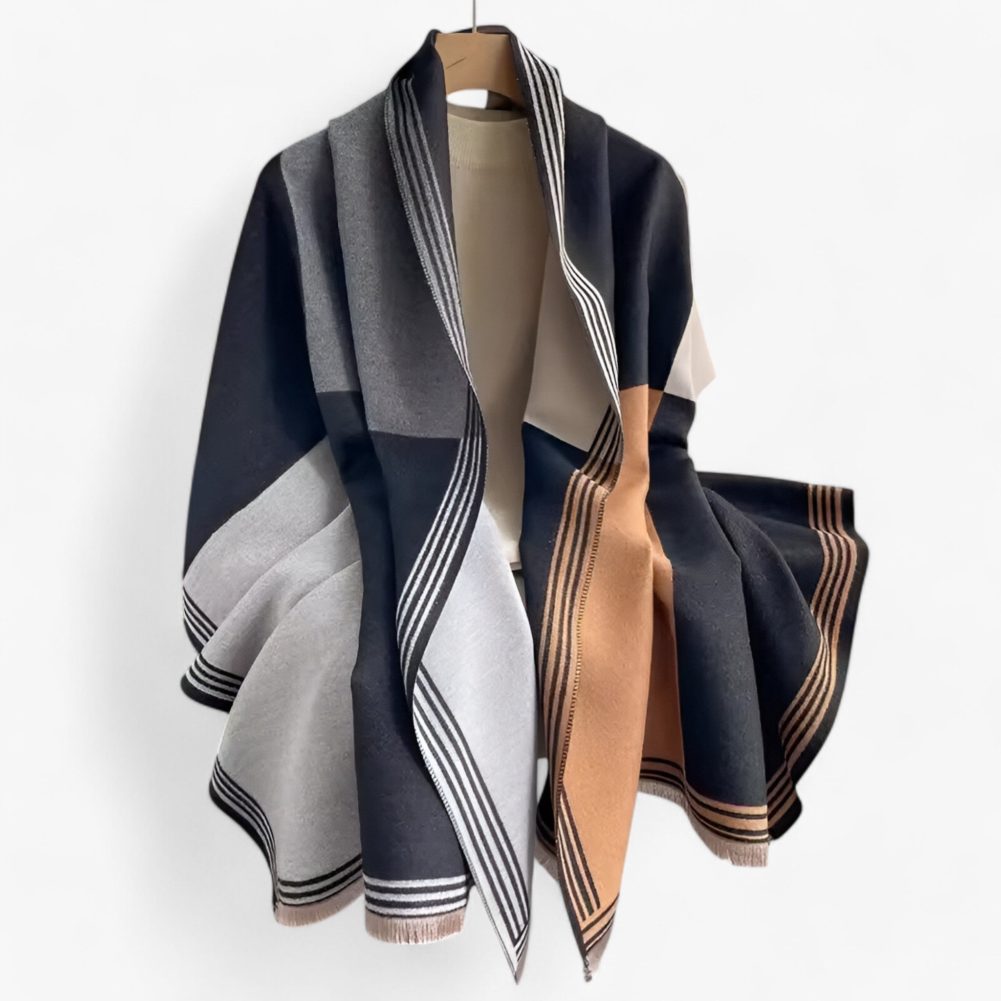 Sciarpa di Lino Luxe – Eleganza e Calore in Uno Uomo - DE798-02 - calore eleganza lino luxe scarves & shawls sciarpa sciarpa lino uomo - Concept Palermo