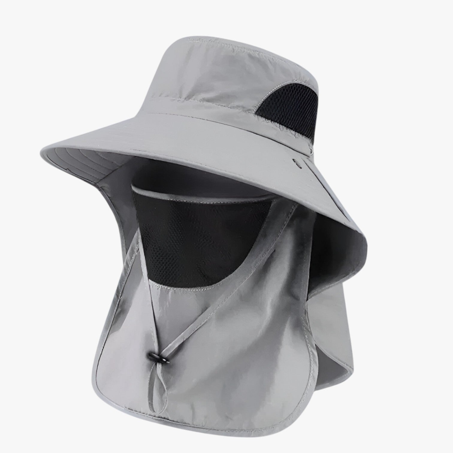 Scarpa da pesca protettiva UV con maschera Uomo - grigio chiaro Taglia unica - bucket hats maschera men's hat mens accessory pesca protettiva scarpa scarpa pesca Sun Hats uomo - Concept Palermo