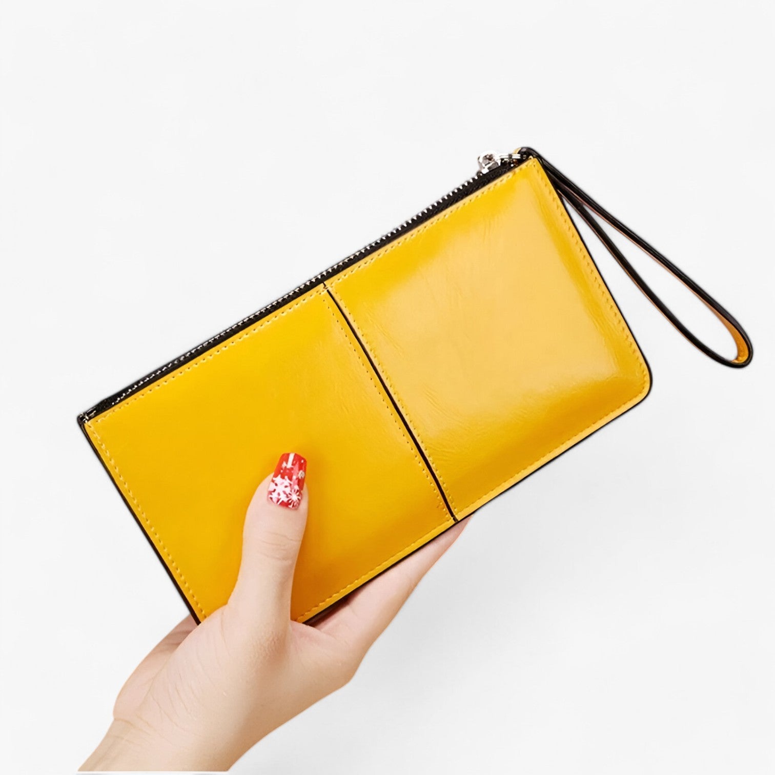 Borsa Vintage in PU Pelle – Grande Capacità e Stile per Donne Donna - giallo - accessories women borsa borsa vintage capacità donna donne pelle stile vintage wallet womens wallet - Concept Palermo