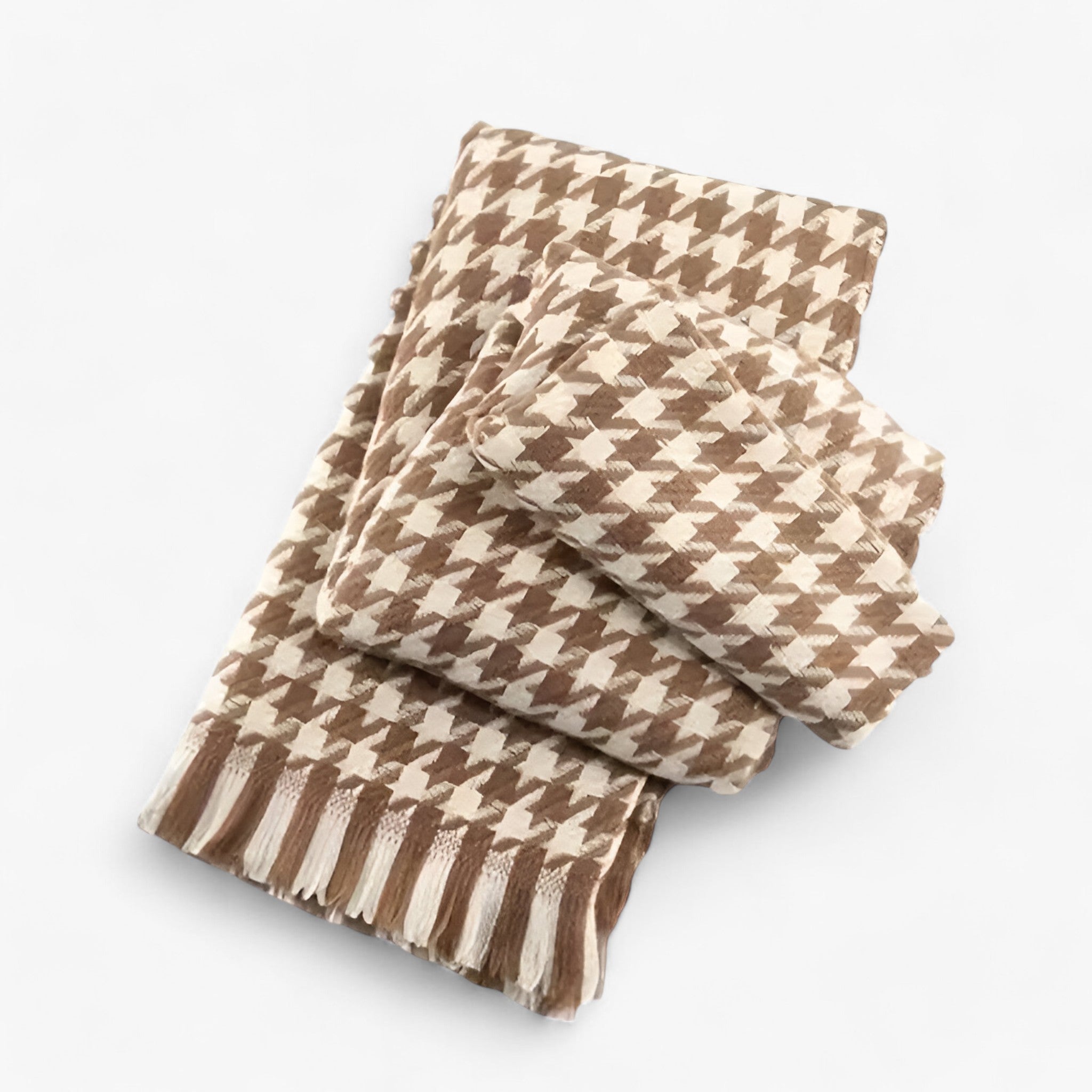 Sciarpa a Quadri Nero-Bianco - Classica, Calda e Stilosá Uomo - - calda classica quadri scarves & shawls sciarpa sciarpa quadri stilos uomo - Concept Palermo