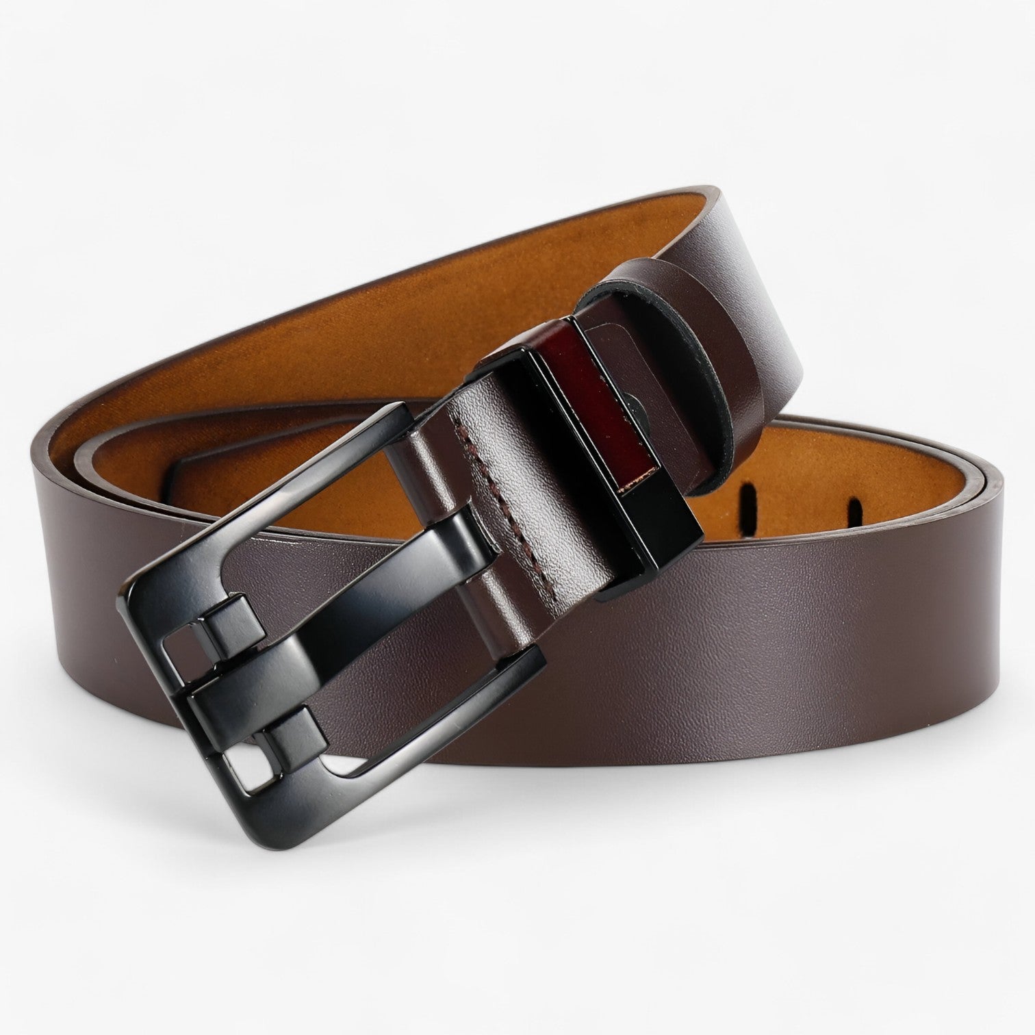 Cintura da Uomo in Pelle di Mucca - Sostenibile per Ogni Occasione - - belts cintura cintura uomo mens accessory Mens belt mucca occasione ogni pelle sostenibile - Concept Palermo