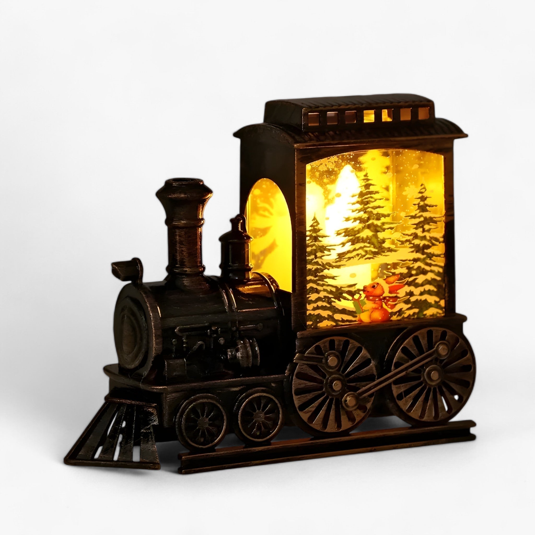 Luci del treno d'epoca - Luci a batteria portatili - Decorazione festiva per Natale e per le feste - Coniglio 1 +1 GRATIS - batteria Christmas gift decorazione epoca feste festiva home & garden home decor luci luci treno - Concept Palermo