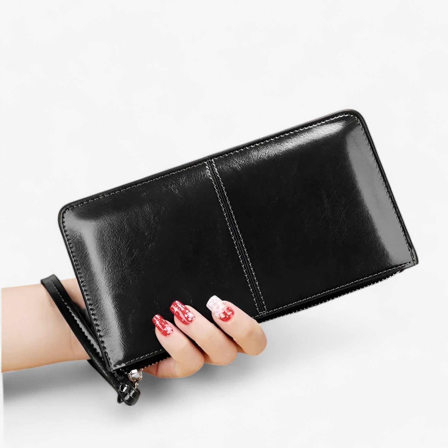 Borsa Vintage in PU Pelle – Grande Capacità e Stile per Donne Donna - nero - accessories women borsa borsa vintage capacità donna donne pelle stile vintage wallet womens wallet - Concept Palermo