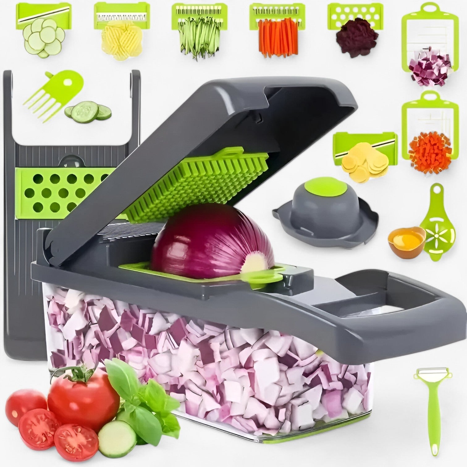 Affettaverdure versatile per una preparazione senza sforzo Uomo - - affettaverdure affettaverdure versatile Kitchen kitchen & dining kitchen accessory kitchen gadgets preparazione sforzo uomo versatile - Concept Palermo