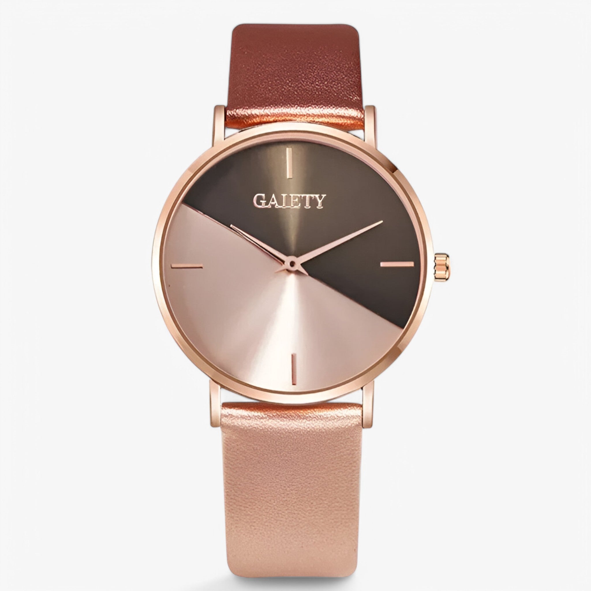 Orologio bicolore con bracciale Donna - Marrone - bicolore bracciale donna female watch orologio orologio bicolore watch for women watches - Concept Palermo